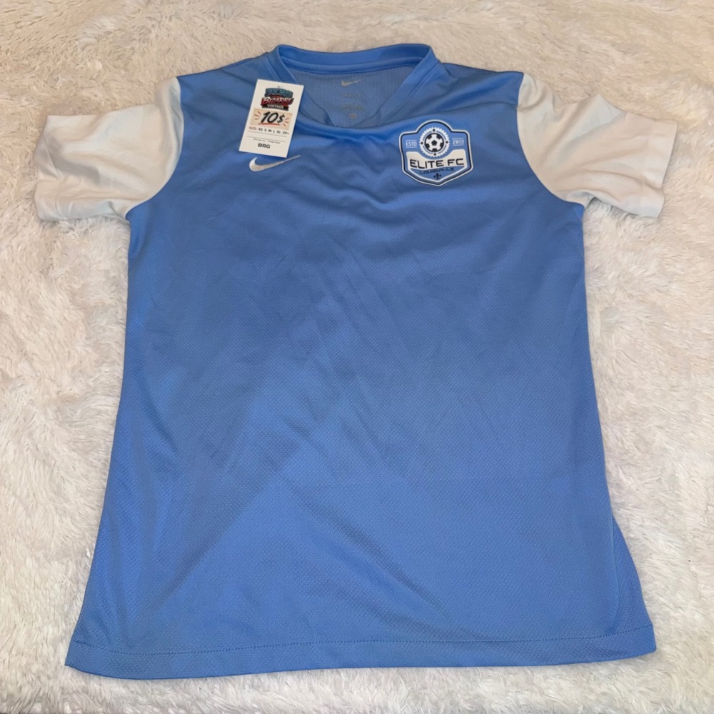 Nike Soccer Jersey Kids XL Blue Excellent Elite FC Louisville Dri-FIT 66 - Picture 1 of 5